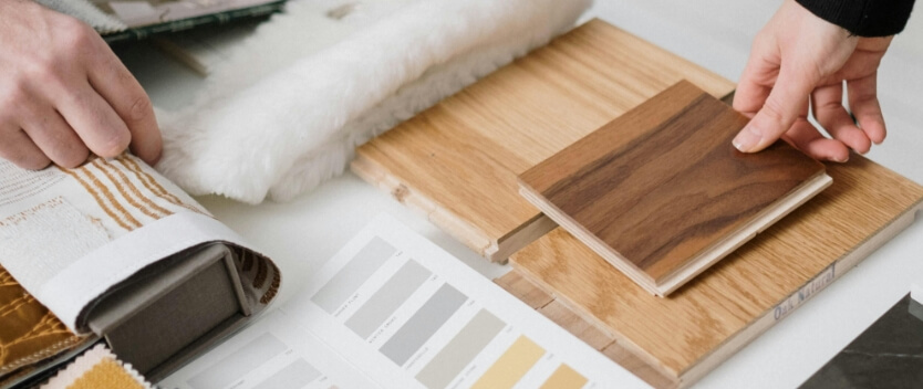 ご新居のカラーチャートをご用意